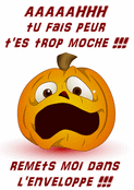 Citrouille hurlante pour Halloween